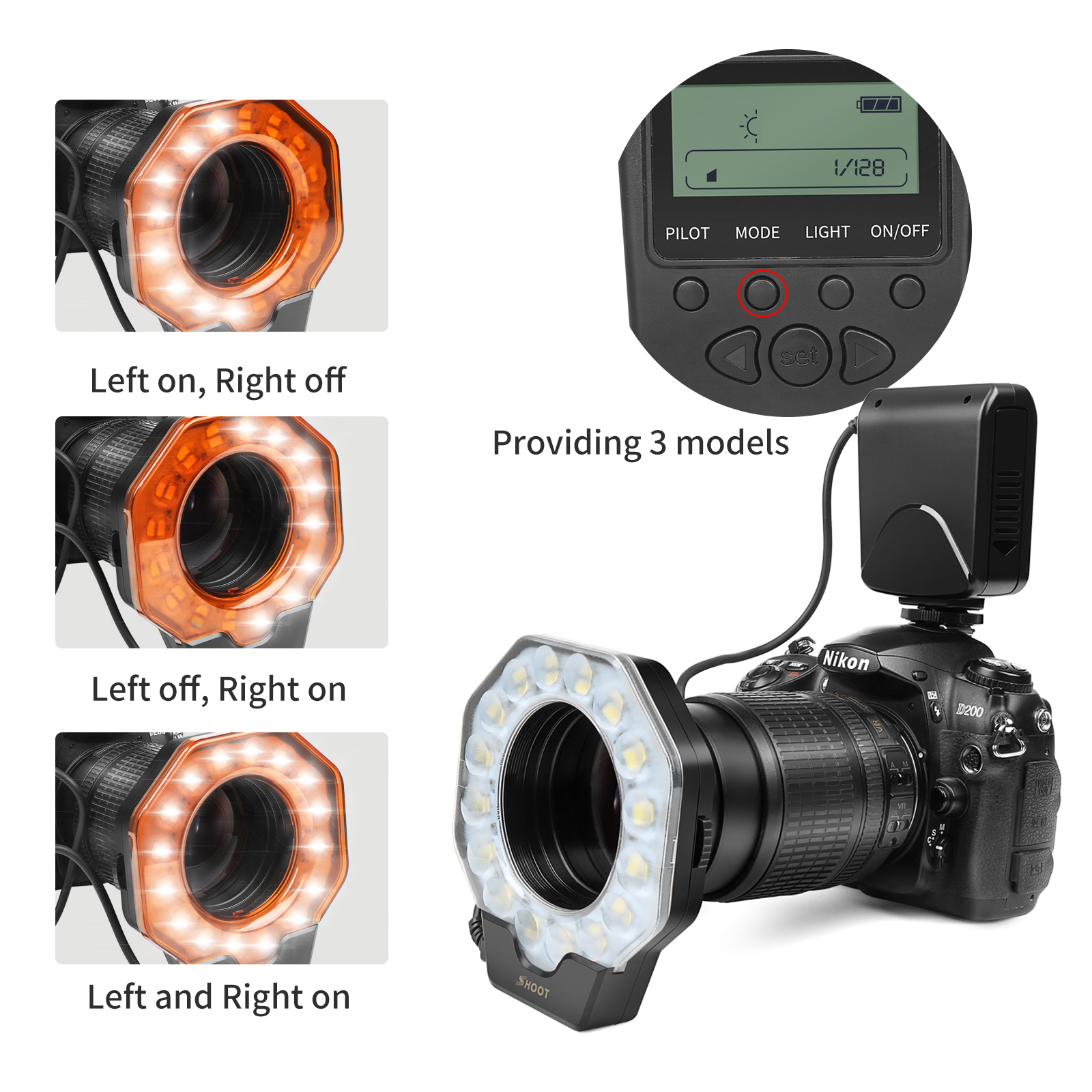 LED dslr camera Ring Flash